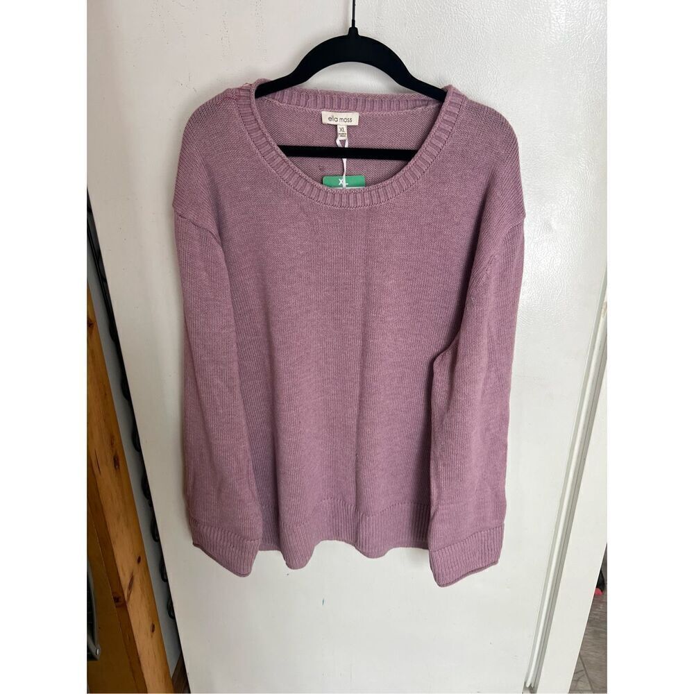 Ella Moss Purple Sweater Woman’s Size XL NEW